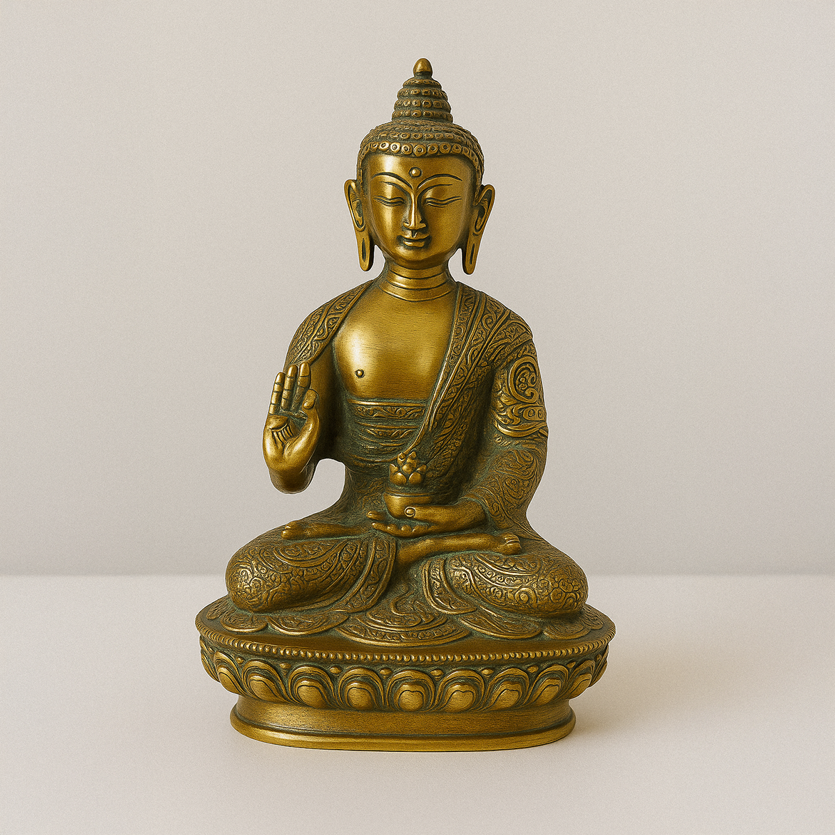 Figura de Buda en Bronce