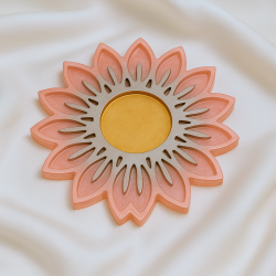 Coaster tipo flor de loto