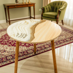 Mesa esquinera de Bambú