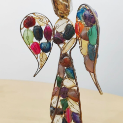 Ángel de Cuarzo Multicolor